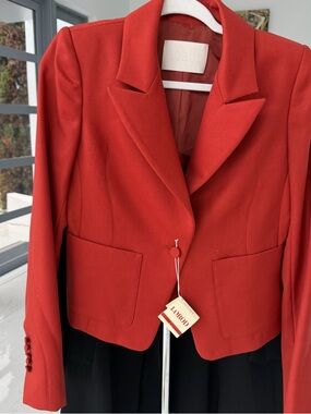 LOROD Red Tailored Women's Blazer Jacket NWT